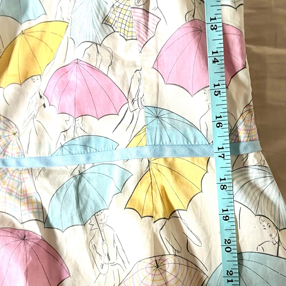 Anthro’s Kathlin Argiro Atelier, Pin-Up Umbrella Dress,Crinoline Hem,Size 10/12 - Picture 11 of 12